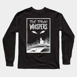 The Town Whispers Classic - Bordered Long Sleeve T-Shirt